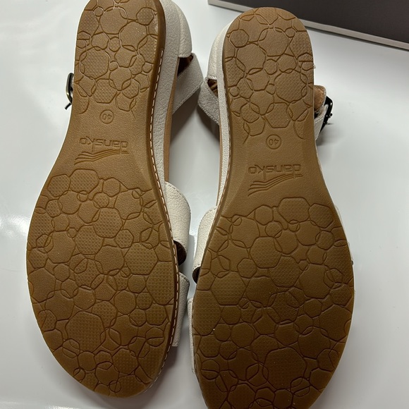 Astrid by Dansko size 40 us9 ivory new in box comfort sandals - Picture 6 of 8